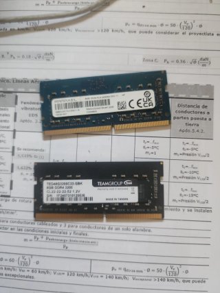 8GB DDR4 3200MHz Módulos RAM para Portatil