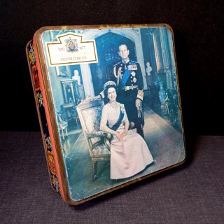 Caja Metálica Reina Isabel II Silver Jubilee 1977