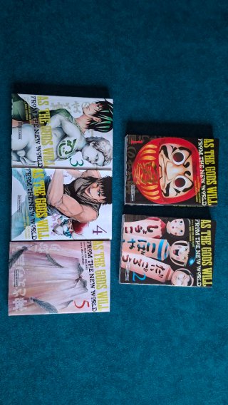 Manga completo de 5 volumenes As the gods will