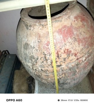 Tinaja de terracota antigua