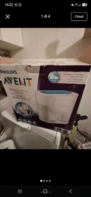 Sterilizzatore elettrico Philips Avent 3 in 1