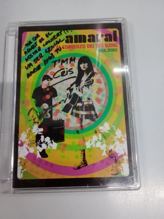 DVD Amaral - El Comienzo del Big Bang firmado