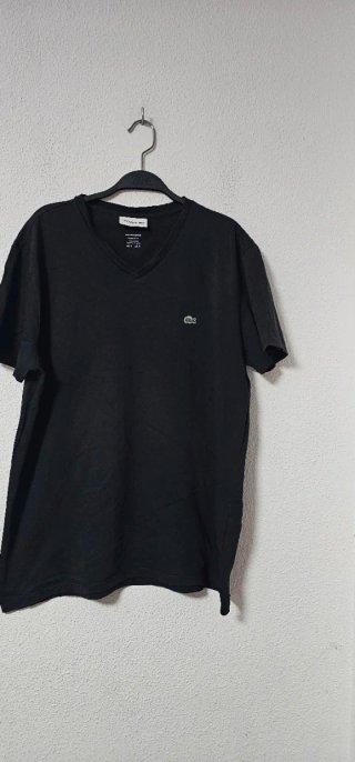 Camiseta Lacoste Negra Talla L