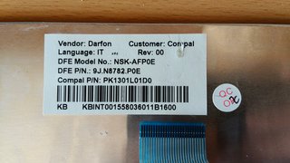 Tastiera notebook Acer 7720