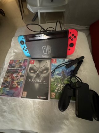 Nintendo Switch con 3 Juegos