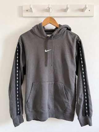 Sudadera Nike gris con capucha talla S