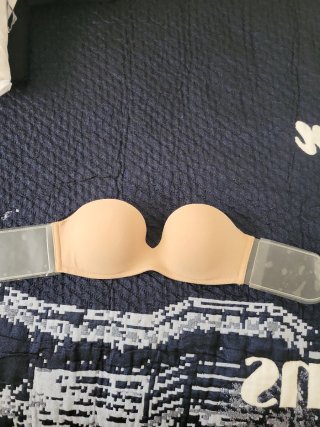 Sujetador Strapless Beige