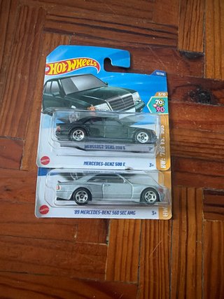 Hot Wheels Mercedes-Benz 500 E y 560 SEC AMG