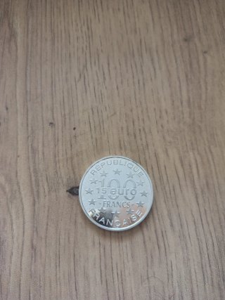 Moneda 15 euros Republique Francaise