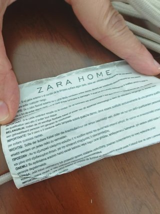 Lámpara de pared infantil Zara Home