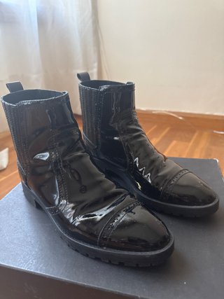 Botines charol Massimo Dutti Talla 38