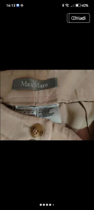 Max Mara Pantalone donna sartoriale tg. 42