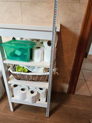 Scaffale da bagno bianco Ikea