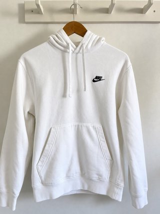 Sudadera Nike blanca con capucha talla XS