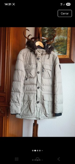 Parka Reset Beige Talla 50
