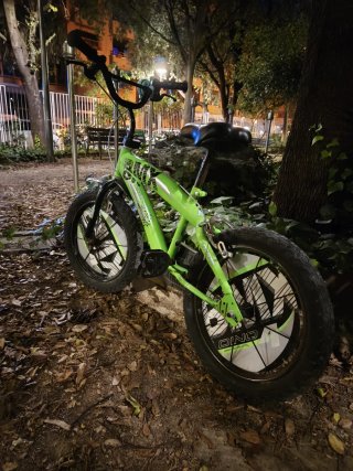 Bicicleta BMX Infantil Verde