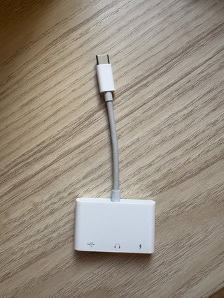 Adaptador USB C 3 en 1 Jack 3.5mm NUEVO