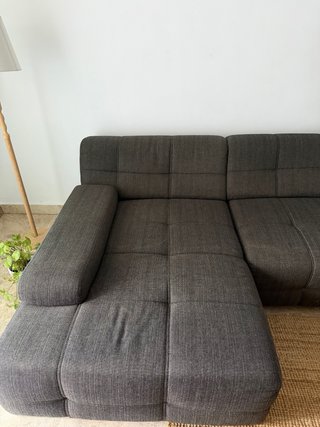 Sofá Chaise Longue Gris oscuro