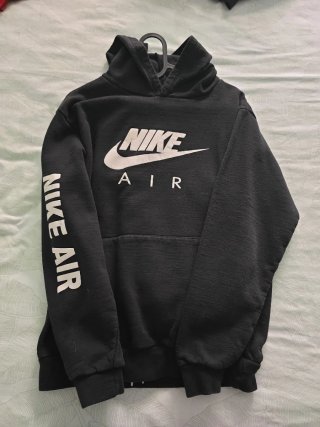 Sudadera Nike Air Negra talla L niño