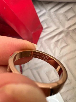 Pulsera Cartier Talla17 Rose Gold acero inoxidable