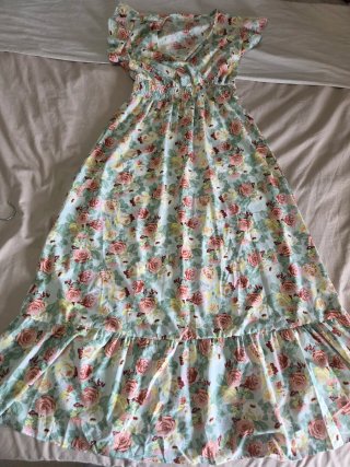 Vestido largo floral