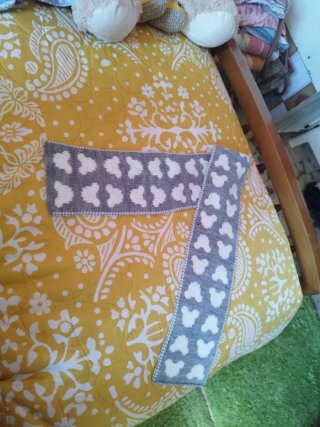 Bufanda con estampado bebé