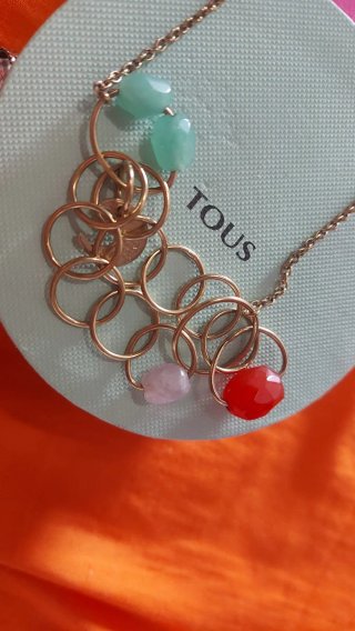 Collar Tous Plata Vermeil  Piedras gemas naturales