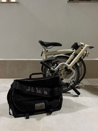 Bicicleta Plegable Brompton M3L con Bolsa