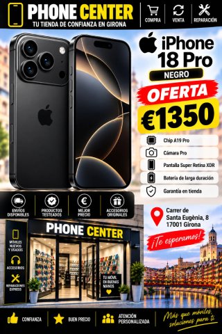 iPhone 18 Pro 256GB Negro