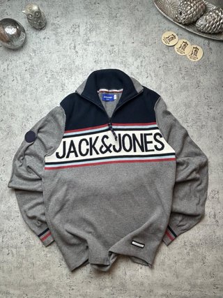 Jack & Jones Vintage Knitwear - Cozy Half Zip 90s