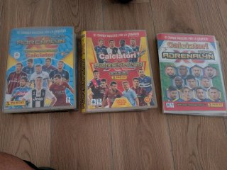 Lotto 3 Raccoglitori Calciatori Adrenalyn XL Panin