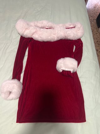 Vestido de Santa con pelo