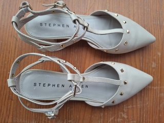 Zapatos Stephen Allen Beige Talla 3 Un solo uso.