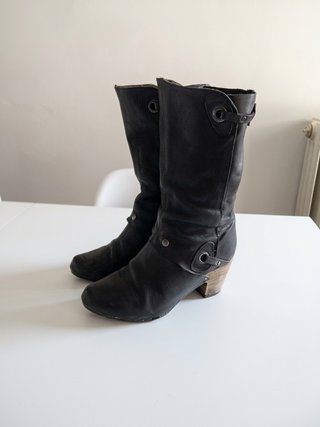 Botas Vialis Piel Negro Talla 39
