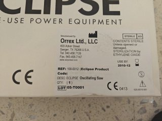 Sierra Oscilante Clínica Eclipse
