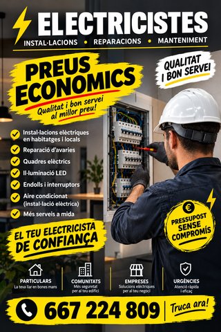 Electricista profesional: Instalaciones y reparaci