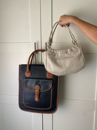 Vendo lote de bolsos de cuero vintage style y2k