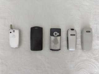 Lote de 5 móviles antiguos