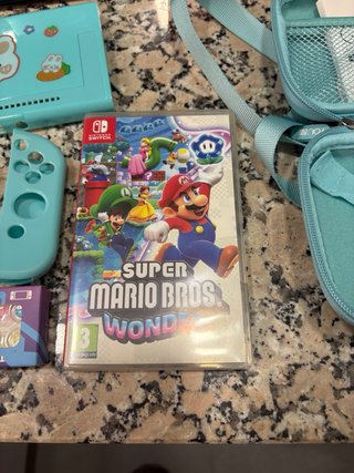 Nintendo Switch con accesorios y juego