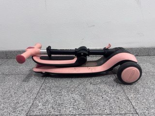 Patinete Infantil 3 en 1 Rosa y blanco