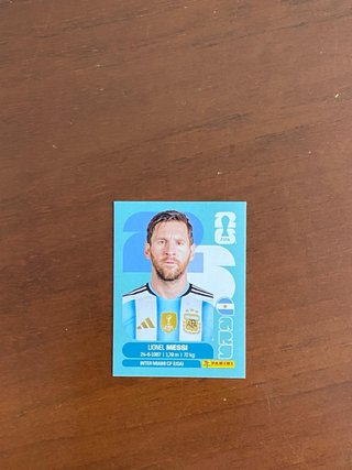 Cromo Panini Messi Inter Miami CF