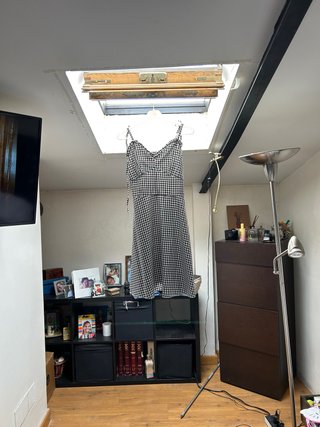 Vestido de cuadros vichy