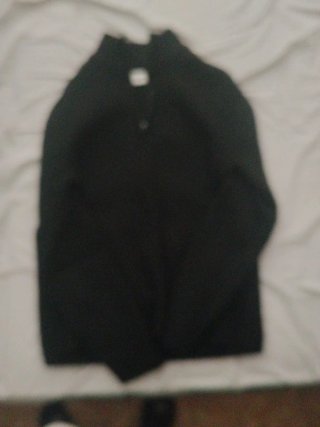 Jersey cuello alto negro