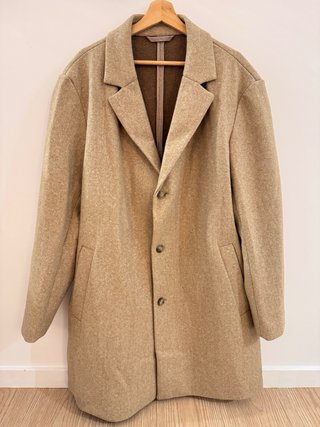 Abrigo H&M beige hombre nuevo