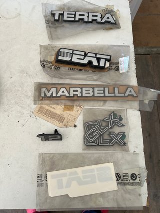 Anagramas Seat Terra Marbella GLX 1.2