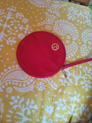 Neceser Redondo Giorgio Armani Rojo
