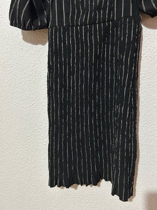 Vestido corto de rayas bershka mini talla S