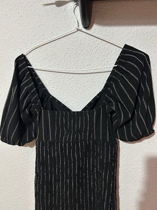 Vestido corto de rayas bershka mini talla S
