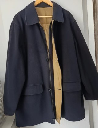 Abrigo Cortefiel hombre reversible T XL