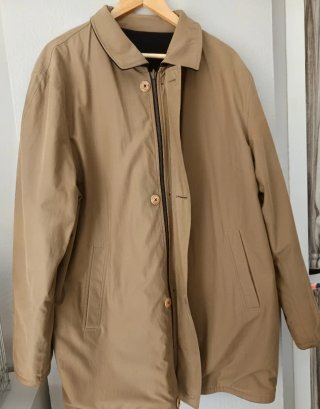Abrigo Cortefiel hombre reversible T XL
